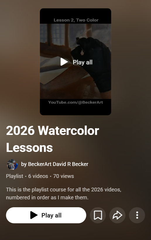 Youtube 2026 Watercolor Lessons