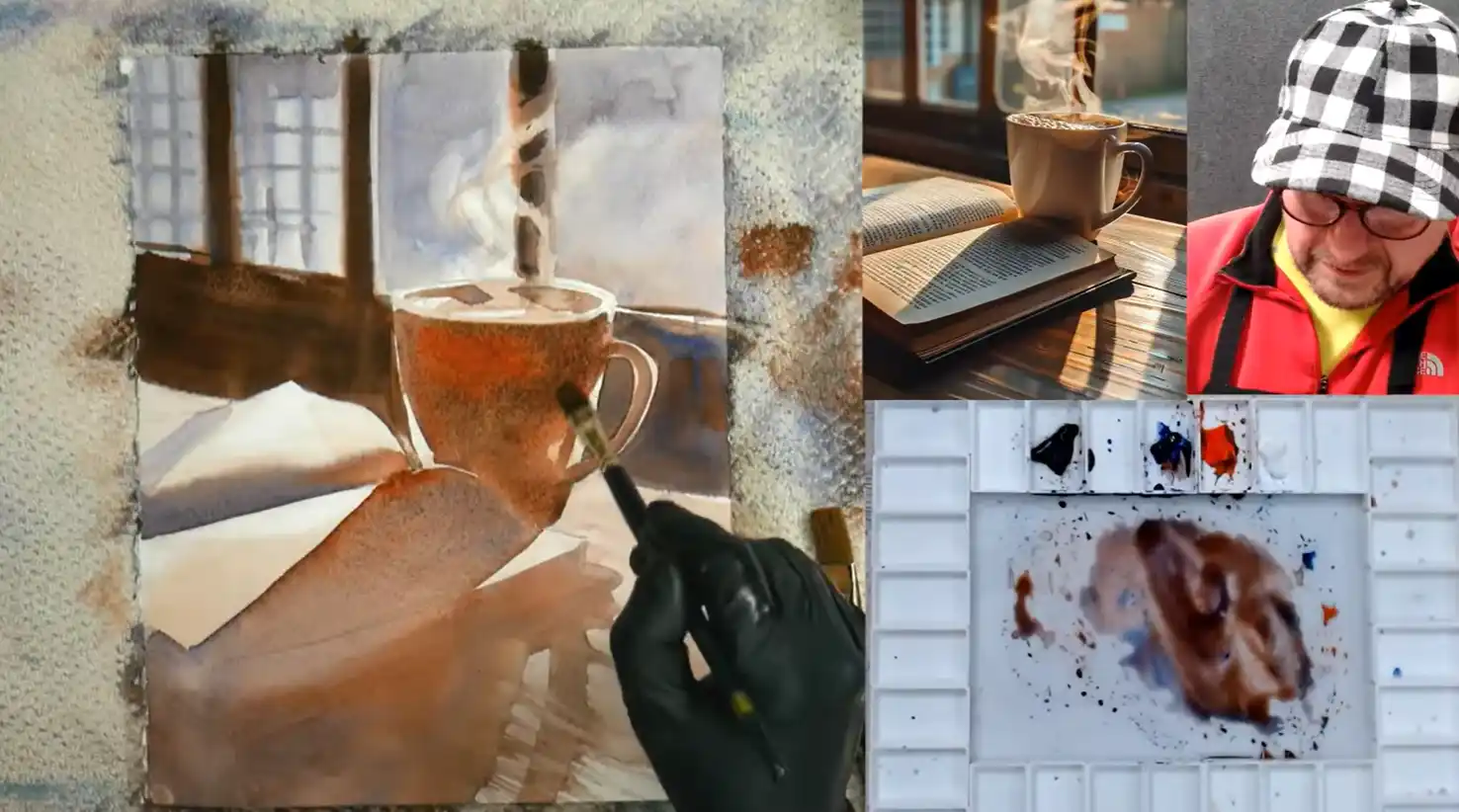 Thursday Paint-a-long Watercolor and Gouache