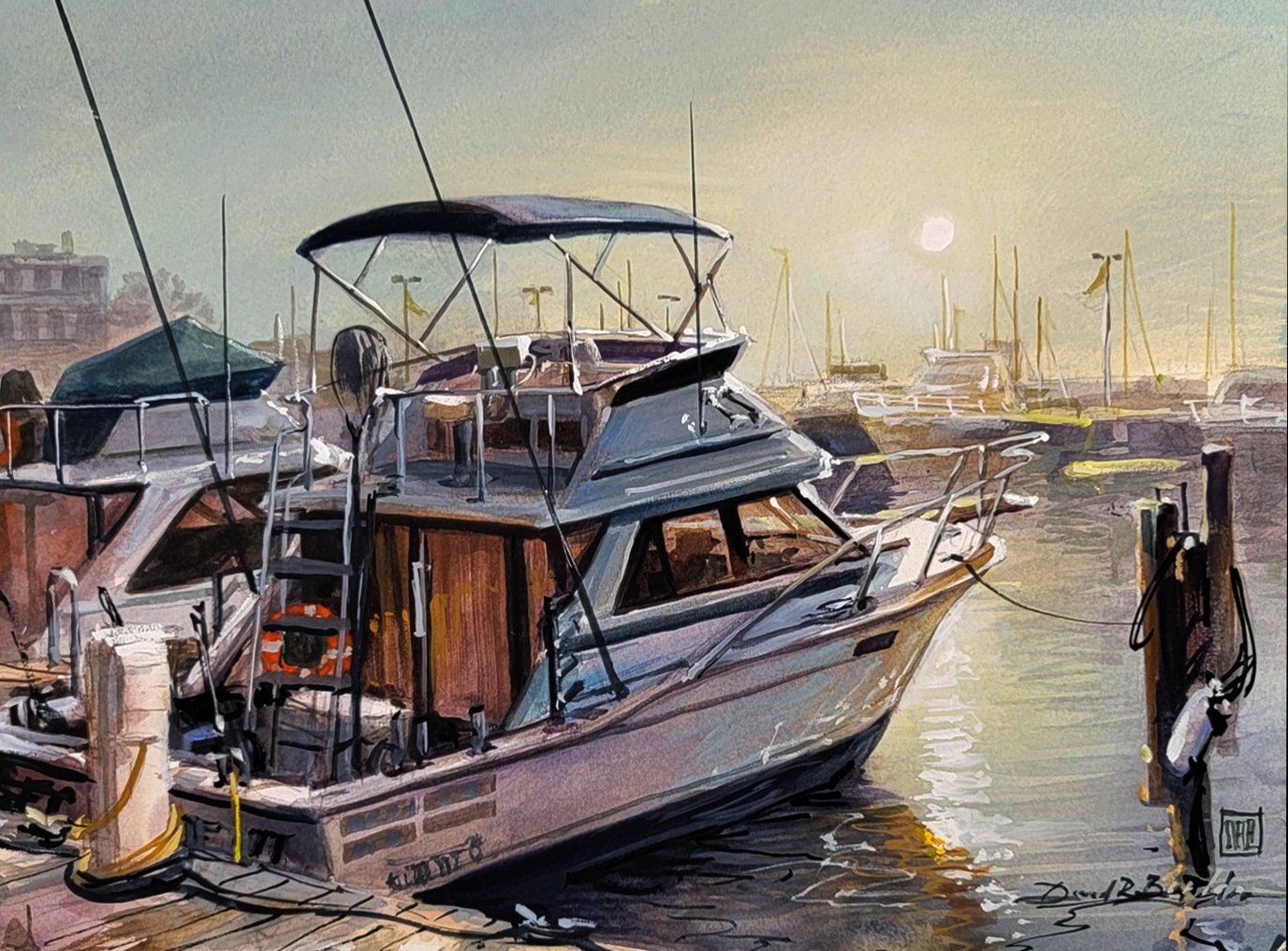 Pleinair Port Washington Marina