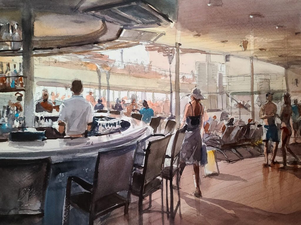 Pleinair Celebrity Cruise Fun