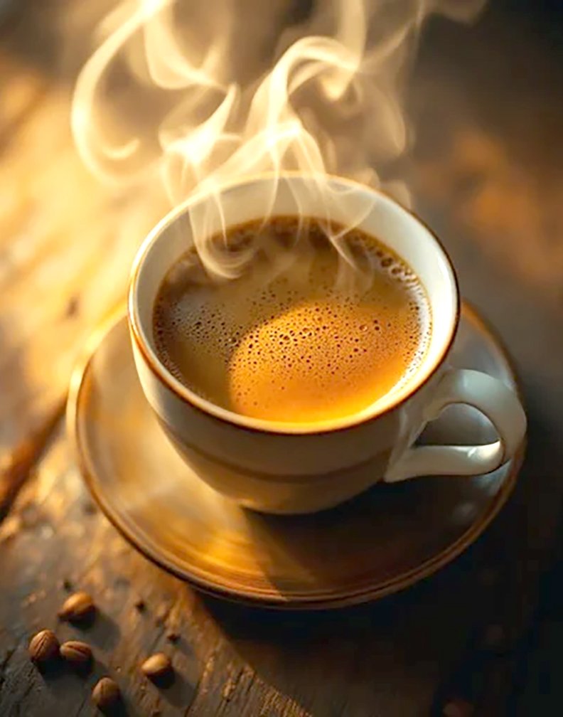 morning coffee ritual stockcake